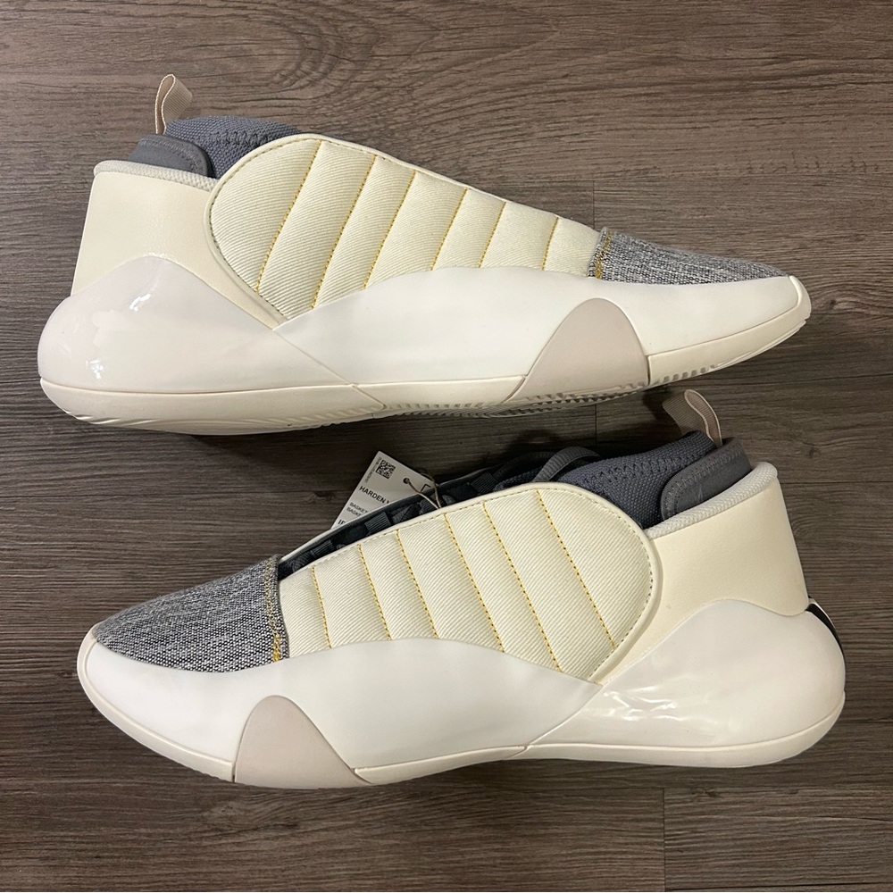 Adidas Harden Vol. 7 ‘Denim’ White/Cream/Grey BB Shoes (IF5619) Men’s Size 12